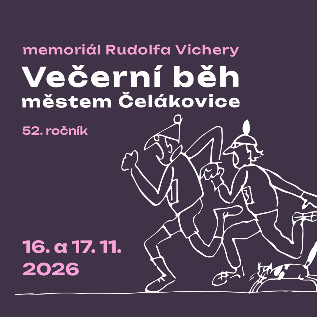 Večerní běh městem Čelákovice - děti